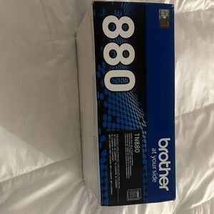 Brother TN-880 Toner Box in Blue and Black Packaging